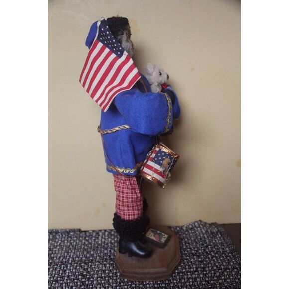 Kathleen bush 1991 signed vintage as is handmade drummer holiday Christmas decor - Picture 4 of 12